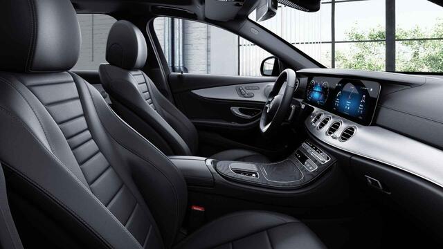 Mercedes-Benz E-estate 200 Business Solution AMG | Night | Trekhaak | Panoramadak | Burmester | Memory | Lederen bekleding |