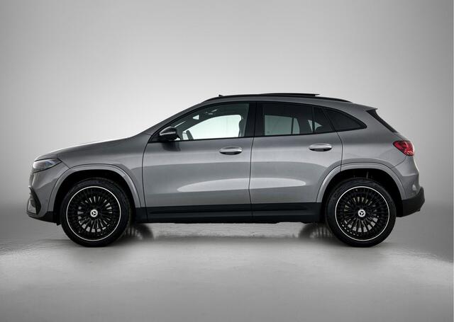 Mercedes-Benz EQA 250+ Business Solution AMG 71 kWh | Premium pakket | Nightpakket | AMG leder pakket | DISTRONIC | Panoramaschuifdak | 20 inch multispaaks lichtmetalen velgen | Smartphone integratie | 360° camera |
