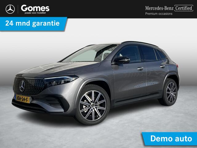Mercedes-Benz EQA 250+ AMG | Panoramadak | Night Pakket | Winter Pakket | 360° Camera | Sierdelen Lindenhout Zwart | Dodehoekassistent | Apple CarPlay | Android Auto | Advanced Sound System | Sfeerverlichting | Stoelverwarming | Stuurverwarming