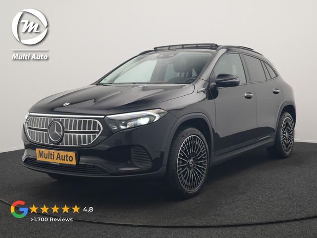 Mercedes-Benz EQA 350 4MATIC Luxury Line 69,7 kWh 292pk Dealer O.H. | Panodak | Adaptive Cruise | Camera | Lederen Sportstoelen Ventilatie & Verwarmd | Sfeerverlichting | Keyless | Blis | Navigatie | DAB | 20"L.M |