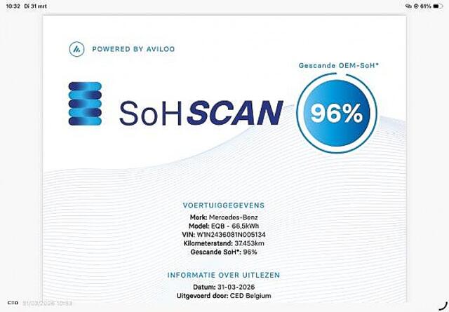 Mercedes-Benz EQB 300 4MATIC Luxury Line 67 kWh *SOH 96%* LEDER | SFEER | NAVI | ECC | VELGEN .