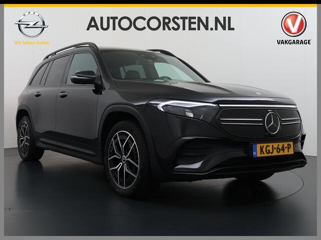 Mercedes-Benz EQB 250 AMG Line 7-Persoons Leder Panoramadak SOH 95% Adap.Cruise Navi Camera Stoelverwarming Pdc Night-pakket Elek.Achterklep Lmv 19" Privacy Glas Led DAB