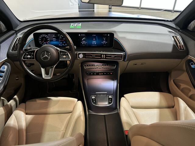 Mercedes-Benz EQC 400 4MATIC Premium 80 kWh | paarse wrap | beige interieur | lichtmetalen velgen