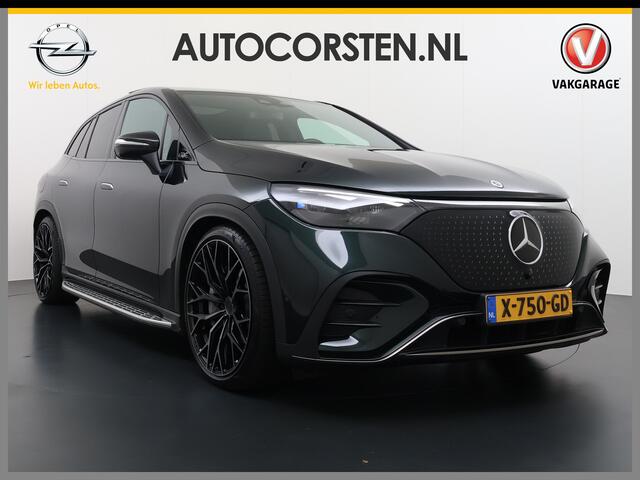 Mercedes-Benz EQE SUV 350+ AMG Line Night+Premium Pack 96kWh Trekhaak 22" Concave Velgen Burmester®Surround Airmatic Distronic plus Adap.Cruise 360°Camera Navi Ecc Warmtepomp Apple Carplay Android Auto Memory Stoelen+Verwarmd Stuurverwarming Sidesteps Keyless High-Definiti