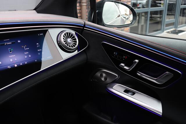 Mercedes-Benz EQE AMG 53 4MATIC+ 90 kWh | 72500,- Ex | MBUX Hyperscreen | Airmatic | Achterasbesturing | Distronic+ | Massage | Memory | Burmester | Stoelventilatie | HUD | Digital Light | Warmtepomp | Surround Camera |
