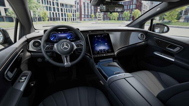 Mercedes-Benz EQE 300 AMG Line 89 kWh | Night | Voor en achter stoelverwarming | Luchtvering | Trekhaak | Achteruitrijcamera |