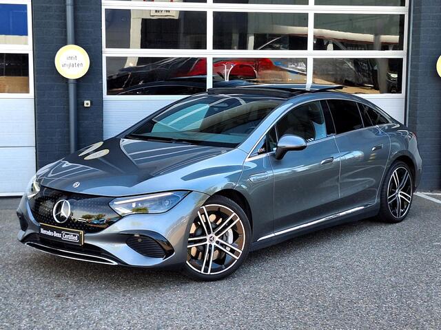 Mercedes-Benz EQE 300 Luxury Line | Panoramadak | AIRMATIC Luchtvering | DISTRONIC Afstandsassistent | Dodehoekassistent | DIGITAL LIGHT | Elektrisch Verstelbare Stoelen + Geheugen | Stoelverwarming | Stuurverwarming | Sfeerverlichting | Apple CarPlay | Android Auto | Elek