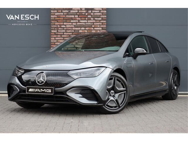 Mercedes-Benz EQE 350 AMG Line Premium+ 89 kWh | Hyperscreen | Distronic+ | Carbon | Burmester | Digital Light | HUD | Panoramadak | Surround Camera | Warmtepomp |