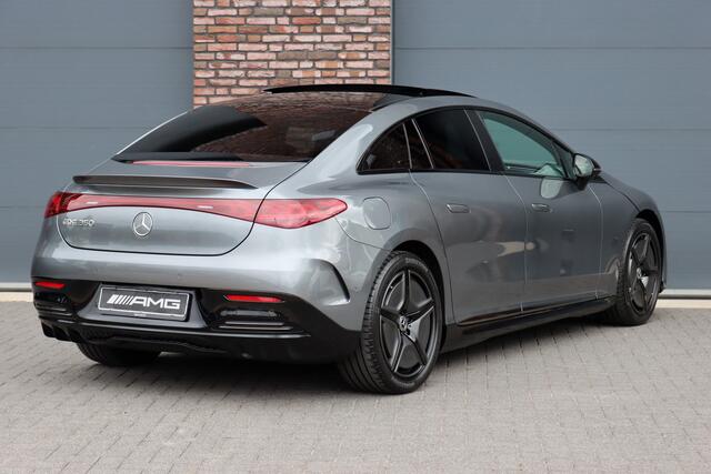 Mercedes-Benz EQE 350 AMG Line Premium+ 89 kWh | Hyperscreen | Distronic+ | Carbon | Burmester | Digital Light | HUD | Panoramadak | Surround Camera | Warmtepomp |