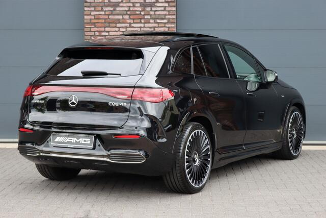 Mercedes-Benz EQE SUV AMG 43 4MATIC Premium+ 91 kWh | Keramisch | Achterasbesturing | Hypescreen | Luchtvering | Distronic+ | Stoelventilatie | Nappa Leder | Burmester | HUD | Verwarmd Stuurwiel |