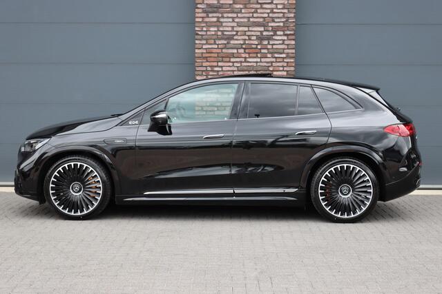 Mercedes-Benz EQE SUV AMG 43 4MATIC Premium+ 91 kWh | Keramisch | Achterasbesturing | Hypescreen | Luchtvering | Distronic+ | Stoelventilatie | Nappa Leder | Burmester | HUD | Verwarmd Stuurwiel |
