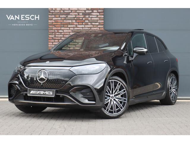 Mercedes-Benz EQE SUV 350+ AMG Line 96 kWh | Airmatic | Hyperscreen | Achterasbesturing | Distronic+ | Massage | Trekhaak | Burmester | HUD | Stoelventilatie | Verwarmd Stuurwiel | Digital Light | Leder | 22kW |