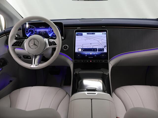 Mercedes-Benz EQE 350+ Luxury Line 91 kWh | Beige interieur | Burmester | Achterasbesturing | Stoelverwarming | Achteruitrijcamera |