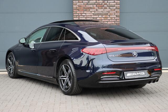 Mercedes-Benz EQS 450+ AMG Line 118 kWh | Hyperscreen | Luchtvering | Achterasbesturing | Distronic | Burmester | Memory | Keyless Go | Warmtepomp | Elek. Zitplaatsen Achter |