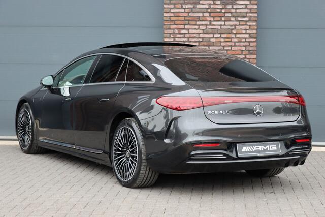 Mercedes-Benz EQS 450+ AMG Line 108 kWh | ex. BTW ¤55.500,- | Hyperscreen | Achterasbesturing | Airmatic | Distronic+ | Massage | Burmester | Digital Light | HUD | Stoelventilatie | Verwarmd Stuurwiel |