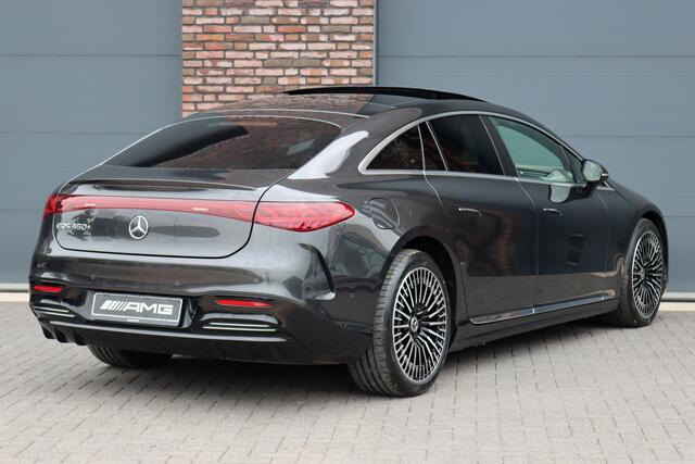 Mercedes-Benz EQS 450+ AMG Line 108 kWh | ex. BTW ¤55.500,- | Hyperscreen | Achterasbesturing | Airmatic | Distronic+ | Massage | Burmester | Digital Light | HUD | Stoelventilatie | Verwarmd Stuurwiel |