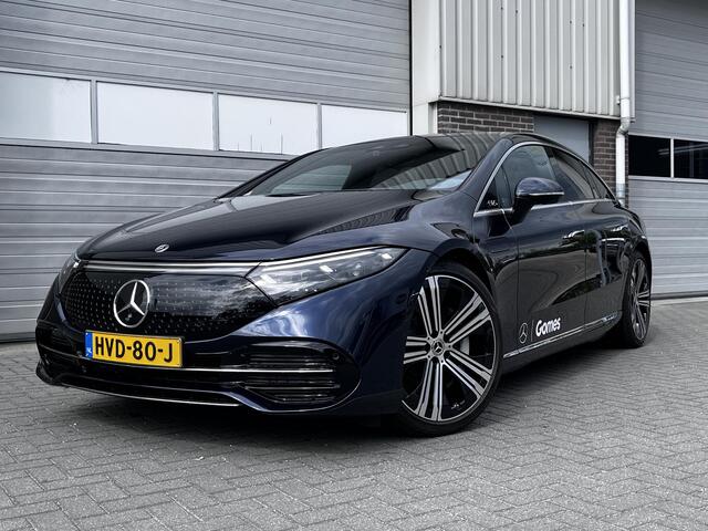 Mercedes-Benz EQS 450+ Luxury Line | MANUFAKTUR Interieur Pakket | Premium Plus Pakket | Rijassistentiepakket Plus | Panoramadak | HYPERSCREEN | 360° Camera | AIRMATIC Luchtvering | Achterasbesturing | DIGITAL LIGHT | Head-up Display | Burmester Surround Sound | Garagedeu