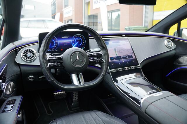 Mercedes-Benz EQS 450+ AMG Line 108 kWh / BTW / Pano / Garantie tm 2029 / Achteras besturing / Massage / Burmeister /