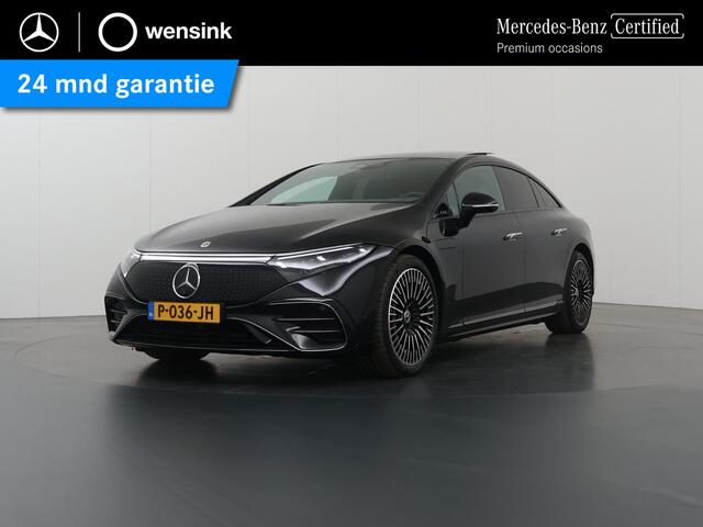 Mercedes-Benz EQS 450+ AMG Line 108 kWh | 21" lichtmetalen velgen | Stoelventilatie | Panoramadak | Rijassistentiepakket | Burmester | Memory |