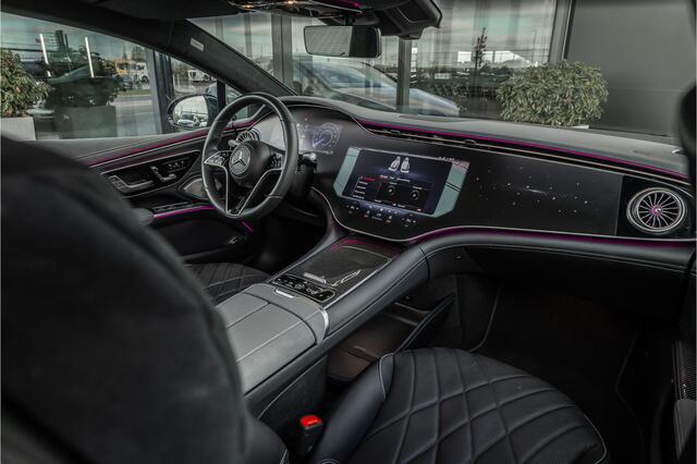 Mercedes-Benz EQS 450+ AMG Line 108 kWh - Origineel NL | Burmester | Passenger Display | 4x Stoelkoeling | Massage