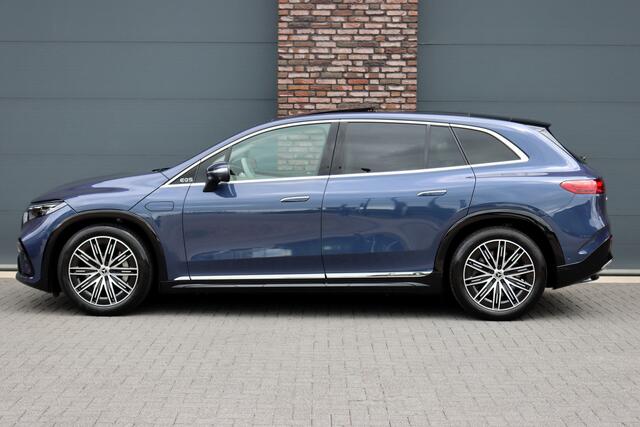 Mercedes-Benz EQS SUV 450+ AMG Line 118 kWh | Luchtvering | Hyperscreen | Achterasbesturing | Massage | Stoelventilatie | Distronic+ | Burmester | Augmented Reality HUD | Digital Light | Surround Camera |