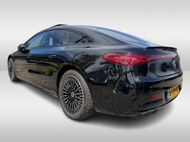 Mercedes-Benz EQS 450+ AMG Line 108 kWh / Achterasbesturing / Panoramadak / Head-up / 360Camera / Luchtvering / Burmester / 20'' / Stoelventilatie / Stoel+Stuurverwarming / Dodehoek / DAB / ACC