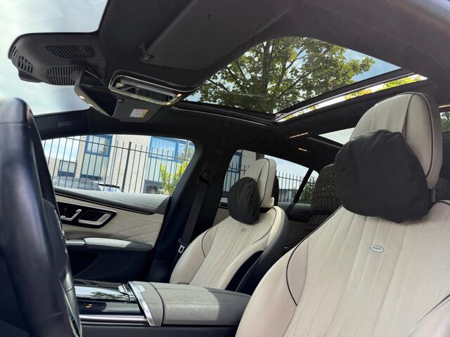 Mercedes-Benz EQS 450+ AMG Line 108 kWh / Achterasbesturing / Panoramadak / Head-up / 360Camera / Luchtvering / Burmester / 20'' / Stoelventilatie / Stoel+Stuurverwarming / Dodehoek / DAB / ACC