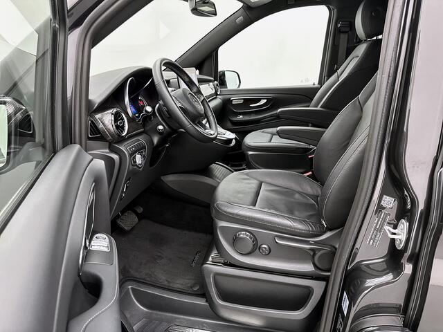 Mercedes-Benz EQV 300 L3 90kWh DC Burmster Dubbele cabine Grijs kenteken Elektrische deuren Leder Distronic