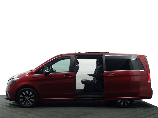 Mercedes-Benz EQV 300 90kWh Designo- SOH 96%, Excl btw, Panoramadak, Stoel Memory, 360 Camera, Sfeerverlichting