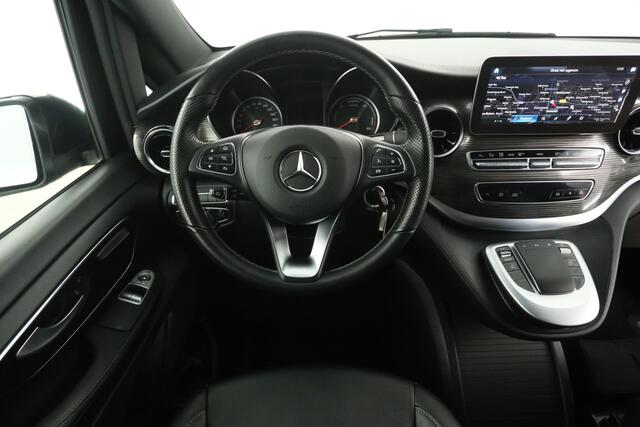 Mercedes-Benz EQV 300 Avantgarde 100 kWh | SOH 96% | Snelladen | Aut. | DC | 360° | Sfeer | Adap. Cruise | Navi | LED | 2xSchuifdeur