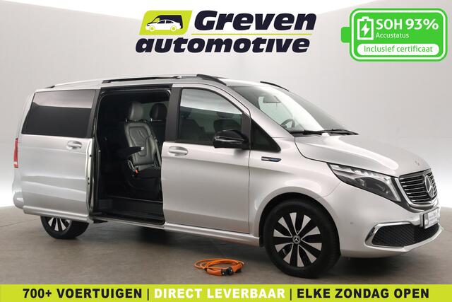 Mercedes-Benz EQV 300 100 kWh Lang | Pano | Snelladen | SOH 93% | 6 Zits | 360° | Virtual | 2xSchuifdeur | Carplay