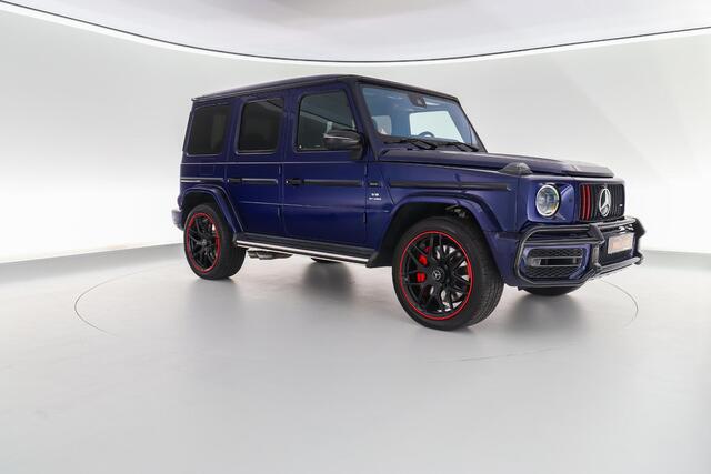 Mercedes-Benz G-KLASSE G63 AMG 585pk Edition 1 |BTW-auto|verlengde garantie|schuif\kantel|Burmester|drivers package|massage stoelen|memory|360 camera|trekhaak|stoelverwarming + ventilatie|
