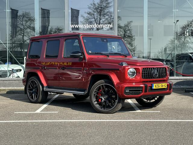 Mercedes-Benz G-KLASSE AMG 63 G63 AMG l ¤184.950,- ex. BTW l Rijassistentiepakket l Manufaktur l Burmester l 360* camera l G63 AMG VAN Schuif- Kanteldak l Nightpakket l Alarm l Grijs kenteken l