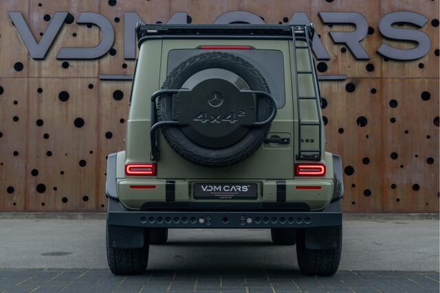 Mercedes-Benz G-KLASSE 63 AMG 4x4² | First 40 | CARBON |AKRAPOVIC| GRIJS KENTEKEN | WRAPP MAT GROEN