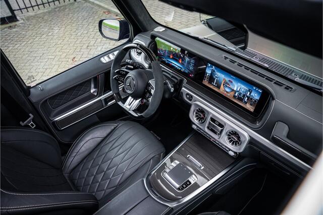 Mercedes-Benz G-KLASSE AMG 63 ** Akrapovic ** AMG Performance Pack ** Carbon ** Xpell PPF Face-lift MY25 ** Grijs kenteken (excl. btw) ** Target Blue Eye