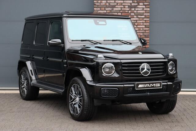 Mercedes-Benz G-KLASSE 580 EQ Exclusive AMG Line 116 kWh | Techniekpakket | Winterpakket | Distronic | Burmester | Keyless Go | Schuifdak | Verwarmd Stuurwiel | Exclusief Leder |