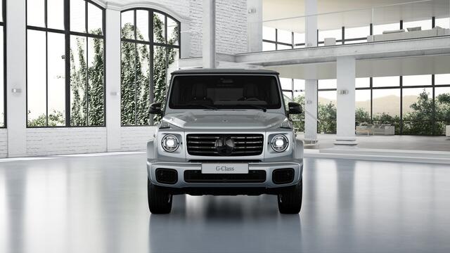 Mercedes-Benz G-KLASSE 580 Nightpakket met EQ-Technologie 116 kWh | Schuifdak | Burmester® | 360° Camera | Distronic | Sfeerverlichting | Car Play | Inclusief 24 maanden Mercedes-Benz Certified garantie voor Europa.
