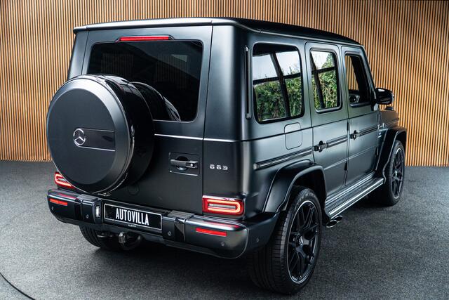Mercedes-Benz G-KLASSE 63 Panodak Carbon Burmester Leer 360 PTS Open dak Navi Memory Stoelventilatie Stoelverwarming Climate NL auto