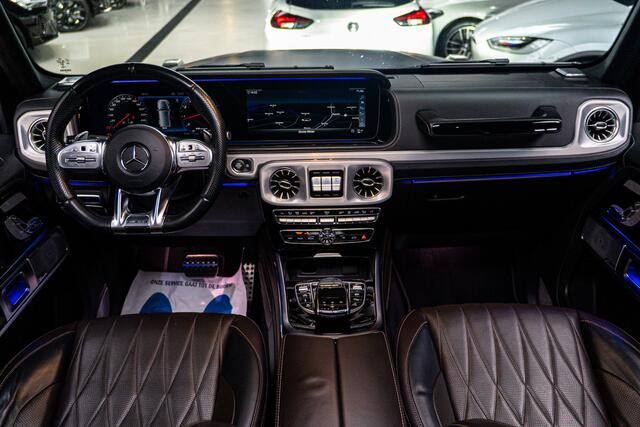 Mercedes-Benz G-KLASSE 63 Panodak Carbon Burmester Leer 360 PTS Open dak Navi Memory Stoelventilatie Stoelverwarming Climate NL auto