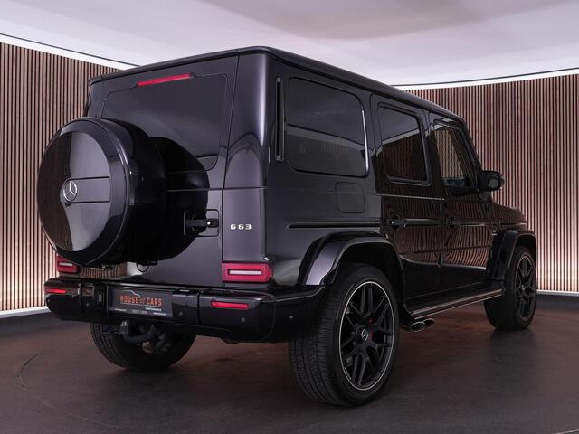 Mercedes-Benz G-KLASSE 63 AMG |carbon int.|Burmester|panorama|memory|stoelverwarming & verkoeling|night pakket|diamond stitch|dodehoek|360°|sportuitlaat|