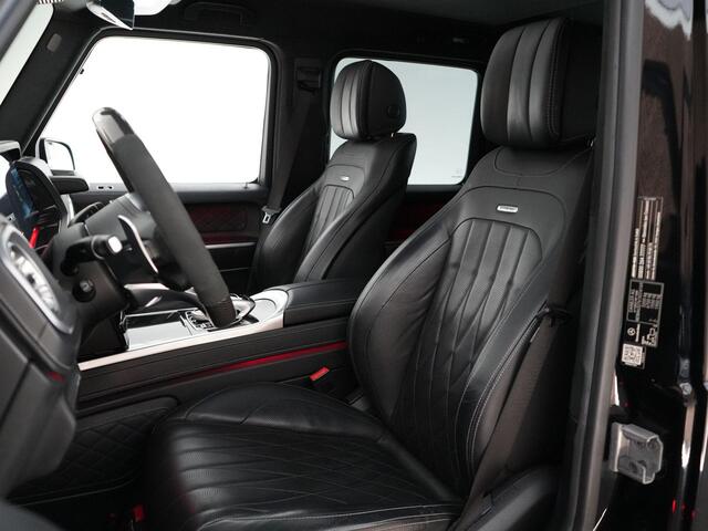 Mercedes-Benz G-KLASSE 63 AMG |carbon int.|Burmester|panorama|memory|stoelverwarming & verkoeling|night pakket|diamond stitch|dodehoek|360°|sportuitlaat|