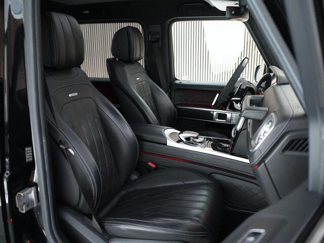 Mercedes-Benz G-KLASSE 63 AMG |carbon int.|Burmester|panorama|memory|stoelverwarming & verkoeling|night pakket|diamond stitch|dodehoek|360°|sportuitlaat|