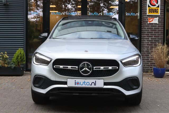 Mercedes-Benz GLA-KLASSE 250 e Progressive Night Pano/LED/Leder/Keyless/Camera/Elek. stoelen/Dodehoek/19"/Trekhaak wegkl.