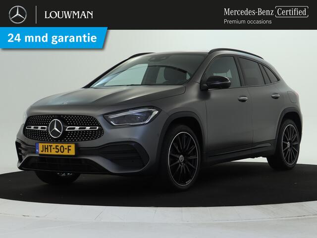 Mercedes-Benz GLA-KLASSE 250 e AMG Plug-In Hybride AMG Line | Night Pakket | 19 Inch AMG Velgen | Memory voorstoelen | Sfeerverlichting. Inclusief 24 maanden MB Certified garantie voor Europa.