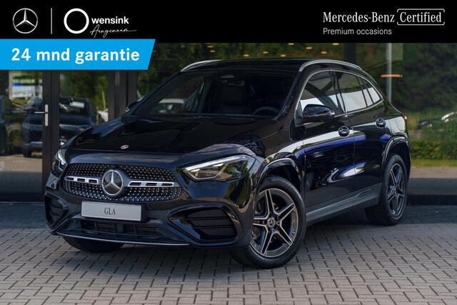 Mercedes-Benz GLA-KLASSE 250e Business Solution AMG | Premium Plus pakket | Panoramaschuifdak | Stoelverwarming | 360° camera | Premium Plus | Head-up display | Dodehoekassistent |