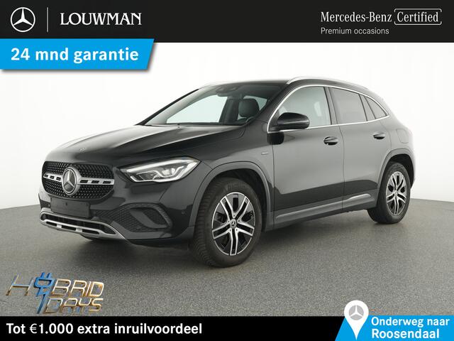 Mercedes-Benz GLA-KLASSE 250 e Progressive Plug-In Hybride Ledkoplampen | Parkeerpakket met achteruitrijcamera | Stoelverwarming | Dodehoekassistent. Inclusief 24 maanden Mercedes-Benz Certified garantie voor Europa.