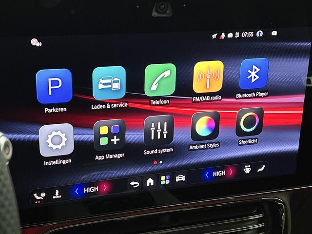 Mercedes-Benz GLB-Klasse 250+ Business Solution AMG 7p. 85.5 kWh | Premium pakket | Winterpakket | Nightpakket | Trekhaak | Smartphone integratie | Vast panoramadak | Sfeerverlichting | GUARD 360° |