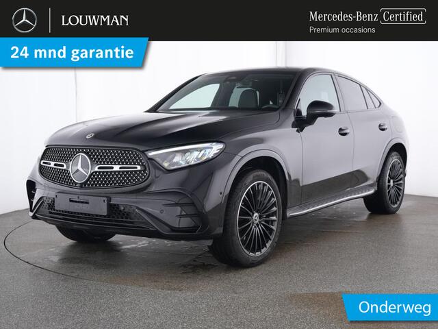 Mercedes-Benz GLC-KLASSE Coupé 300 e 4MATIC AMG Plug-In Hybride AMG Line | Night Pakket | Panorama Schuif-Kanteldak | Burmester® | Trekhaak | 20 Inch AMG Velgen | Distronic. Inclusief 24 maanden MB Certified garantie voor Europa.