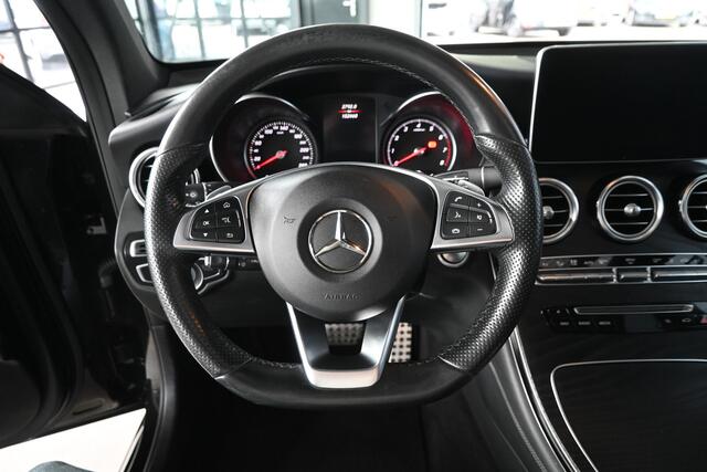 Mercedes-Benz GLC-KLASSE 350e 4MATIC Premium Plus AMG Clima Cruise control Panoramadak Leder Alcantara Navigatie Inruil Mogelijk