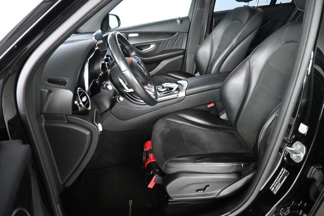 Mercedes-Benz GLC-KLASSE 350e 4MATIC Premium Plus AMG Clima Cruise control Panoramadak Leder Alcantara Navigatie Inruil Mogelijk